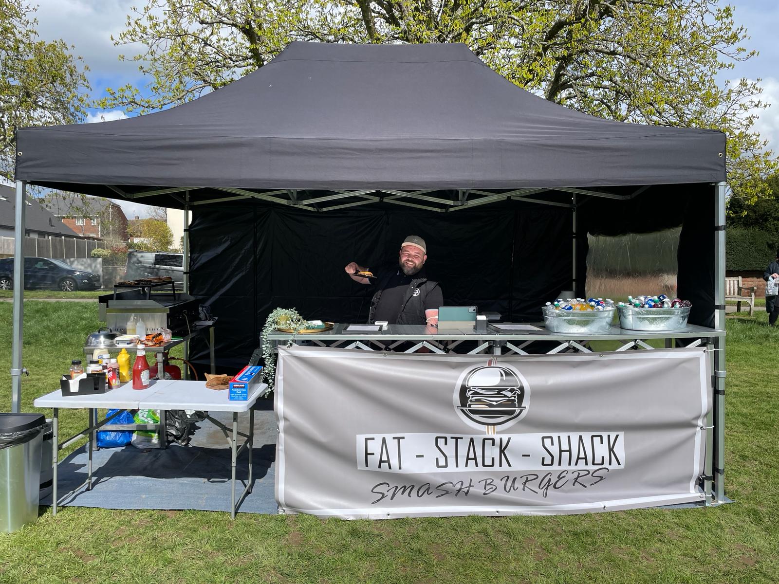 Fat-Stack-Shack Smash Burger Catering & The Sitting Duck Mobile Bar 