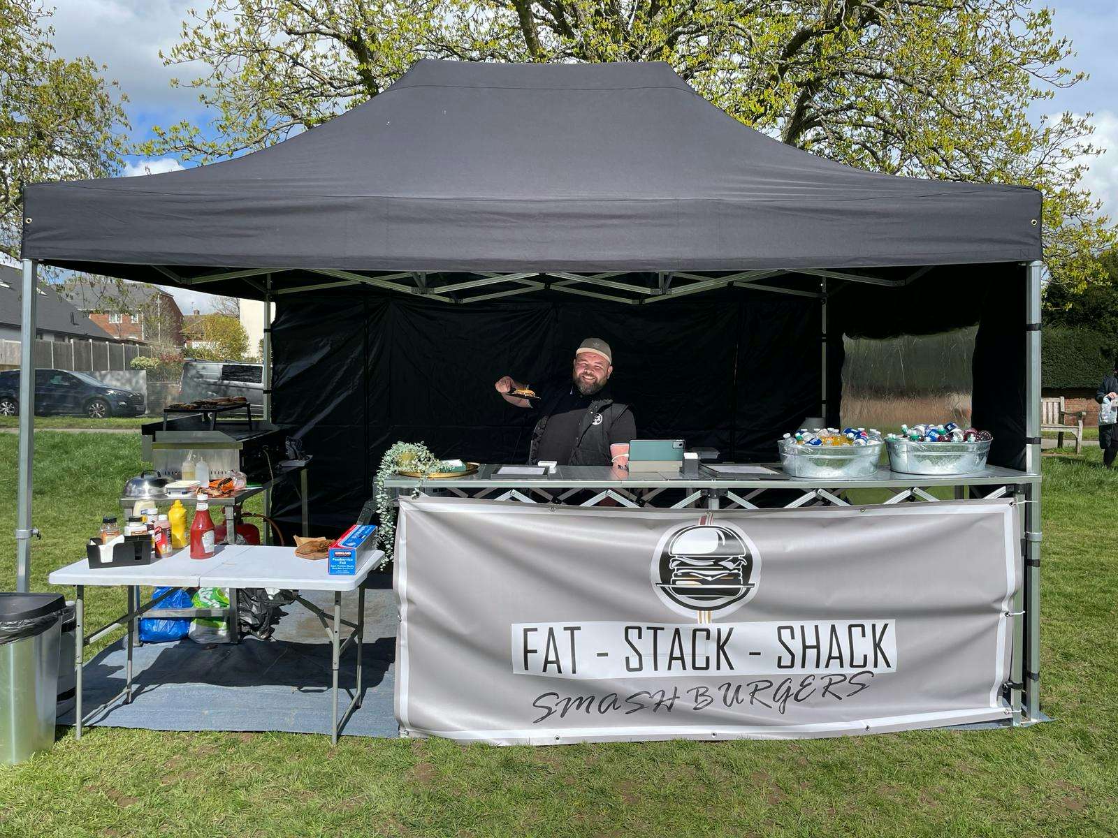 Hero image for supplier Fat-Stack-Shack Smash Burger Catering & The Sitting Duck Mobile Bar 