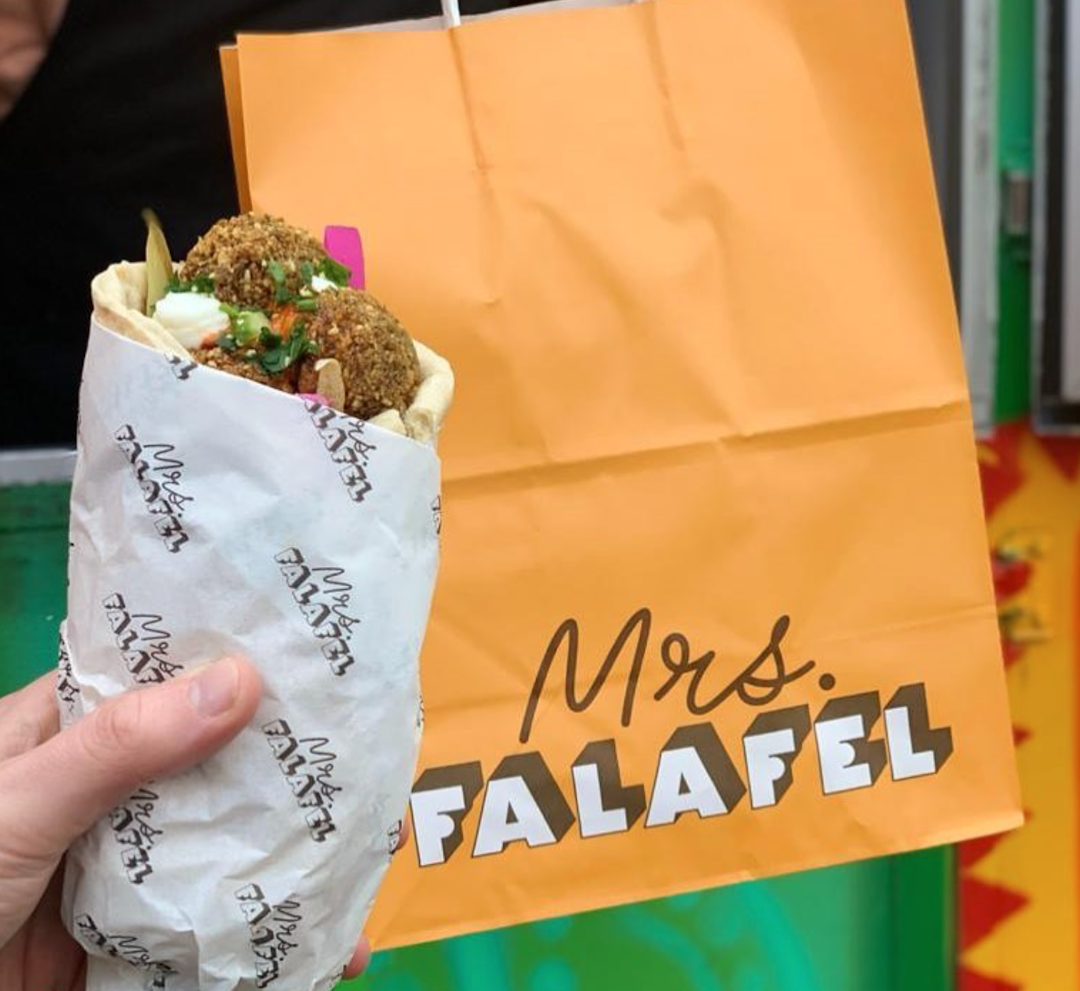 Hero image for supplier Mrs Falafel