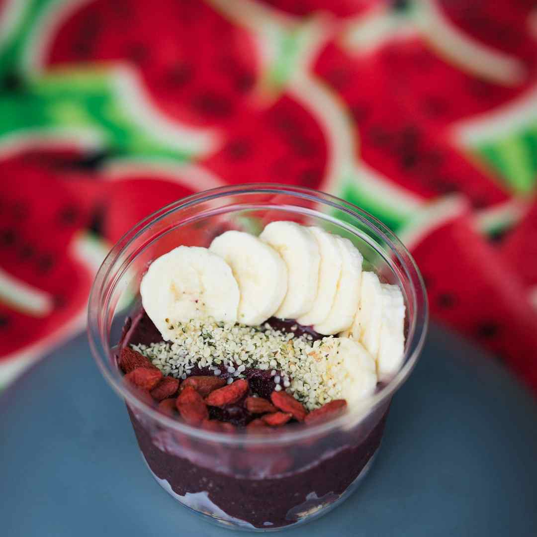 Açaí Bowl Krave Juice Smoothie Cafe Tripple Berry Smoothie Bowl