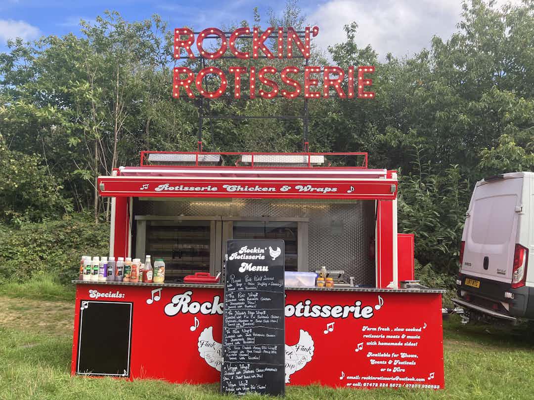 Hero image for supplier Rockin' Rotisserie - Gourmet Rotisserie Food Truck