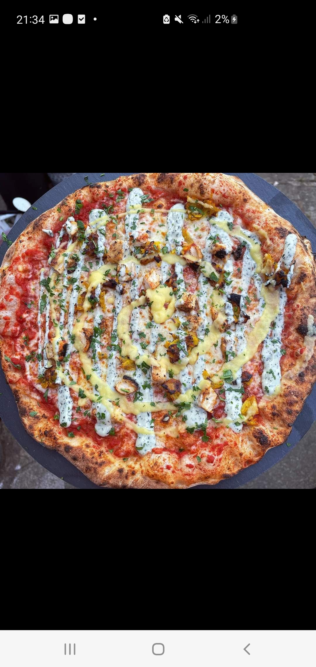 Supplier menu item image