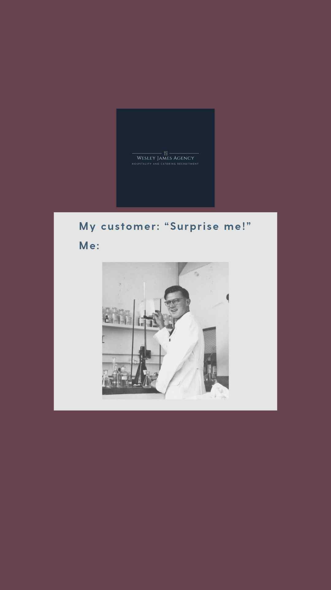 Hero image for supplier Wesley James Agency