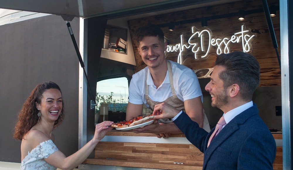 Hero image for supplier Dough&Desserts | Wood Fired Pizzas, Belgian Waffles & Ice Cream
