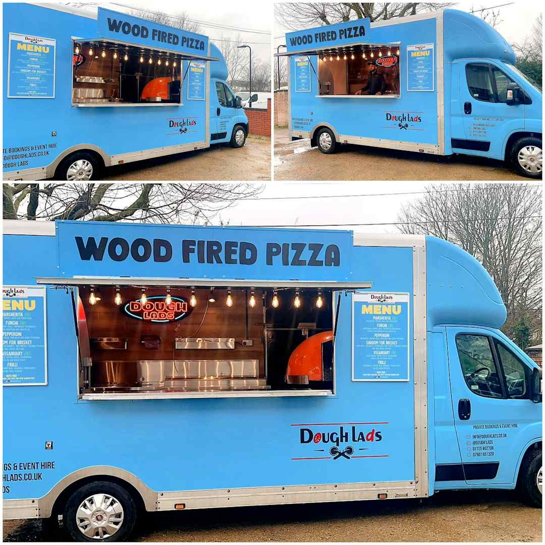 Hero image for supplier Doughlads Woodfired Pizza