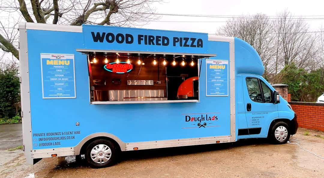 Hero image for supplier Doughlads Woodfired Pizza
