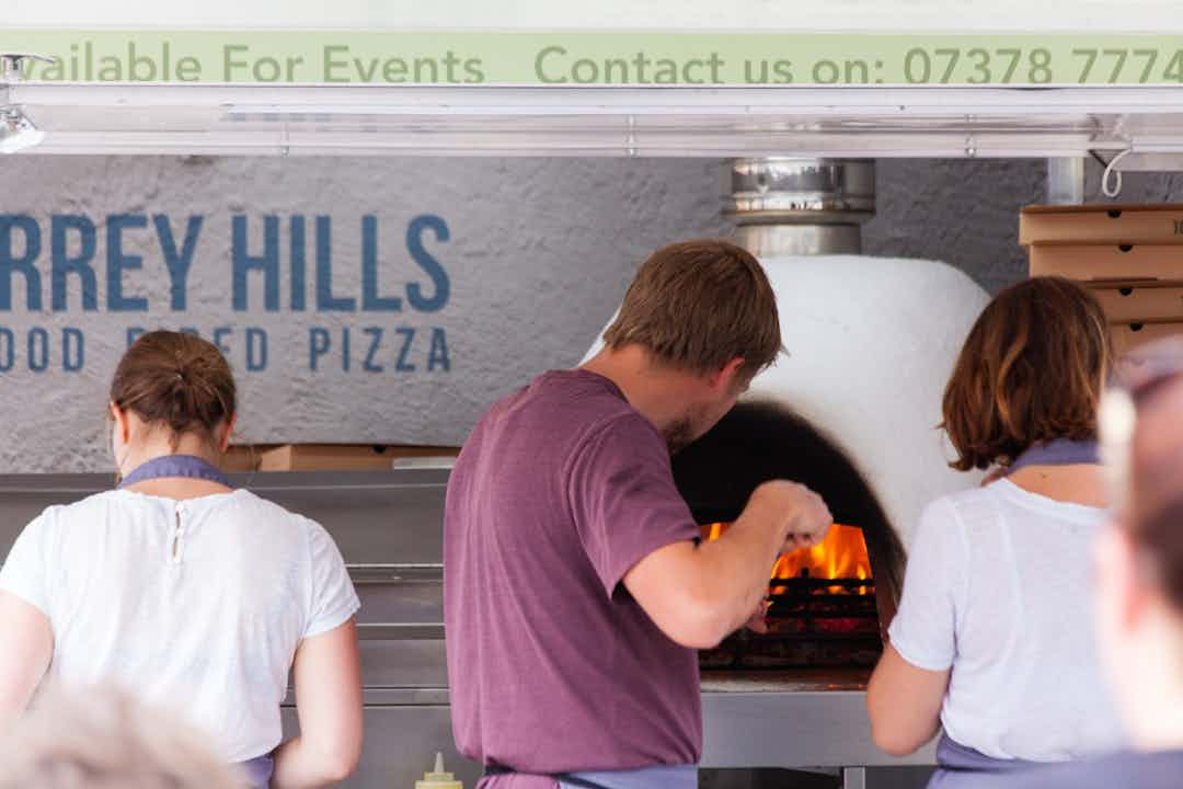 Hero image for supplier Surrey Hills Wood Fired Pizza