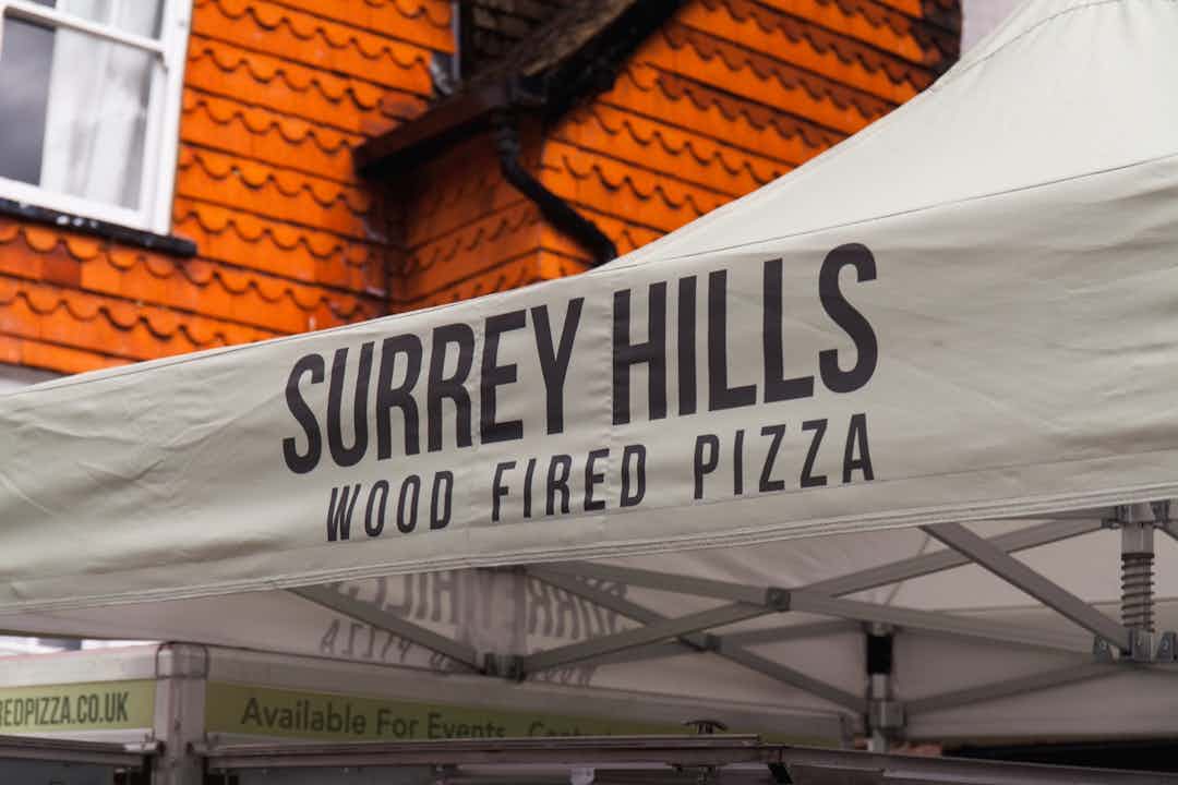 Hero image for supplier Surrey Hills Wood Fired Pizza