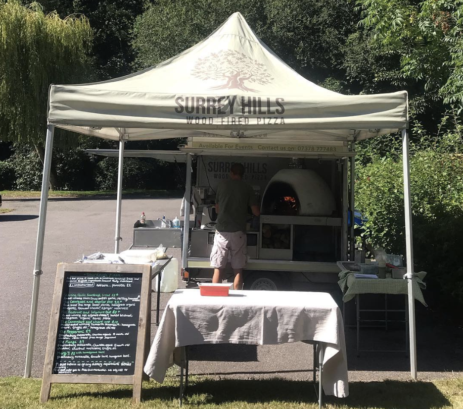 Hero image for supplier Surrey Hills Wood Fired Pizza