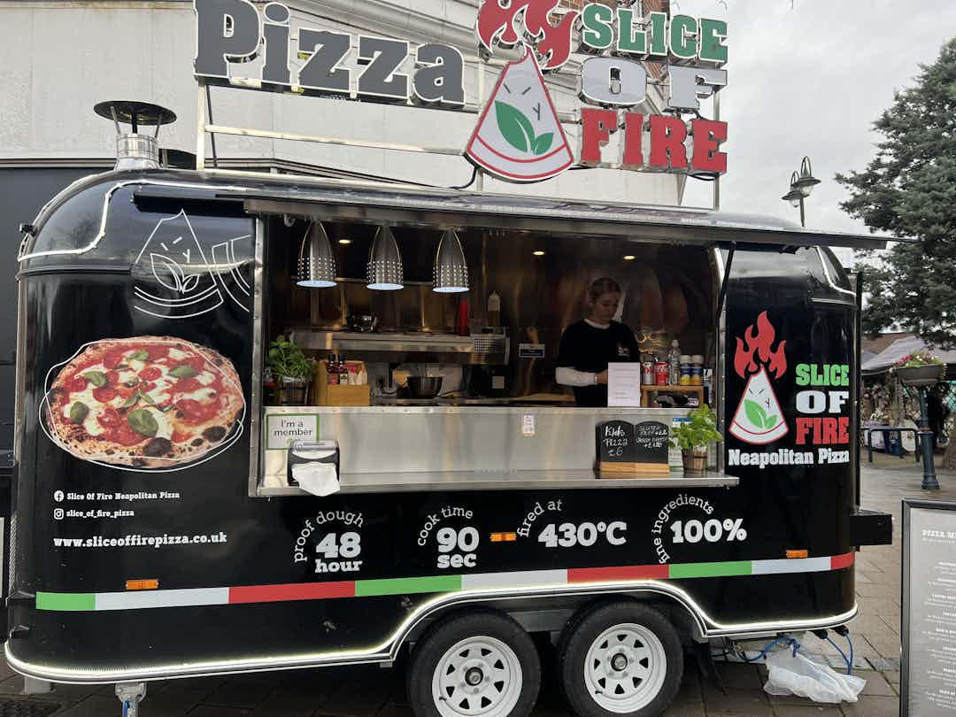 Hero image for supplier Slice Of Fire Neapolitan Pizza Mobile Catering