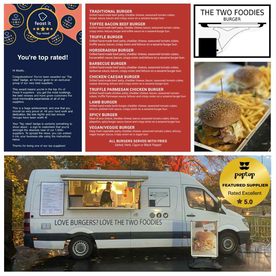 Hero image for supplier The Two Foodies Burger