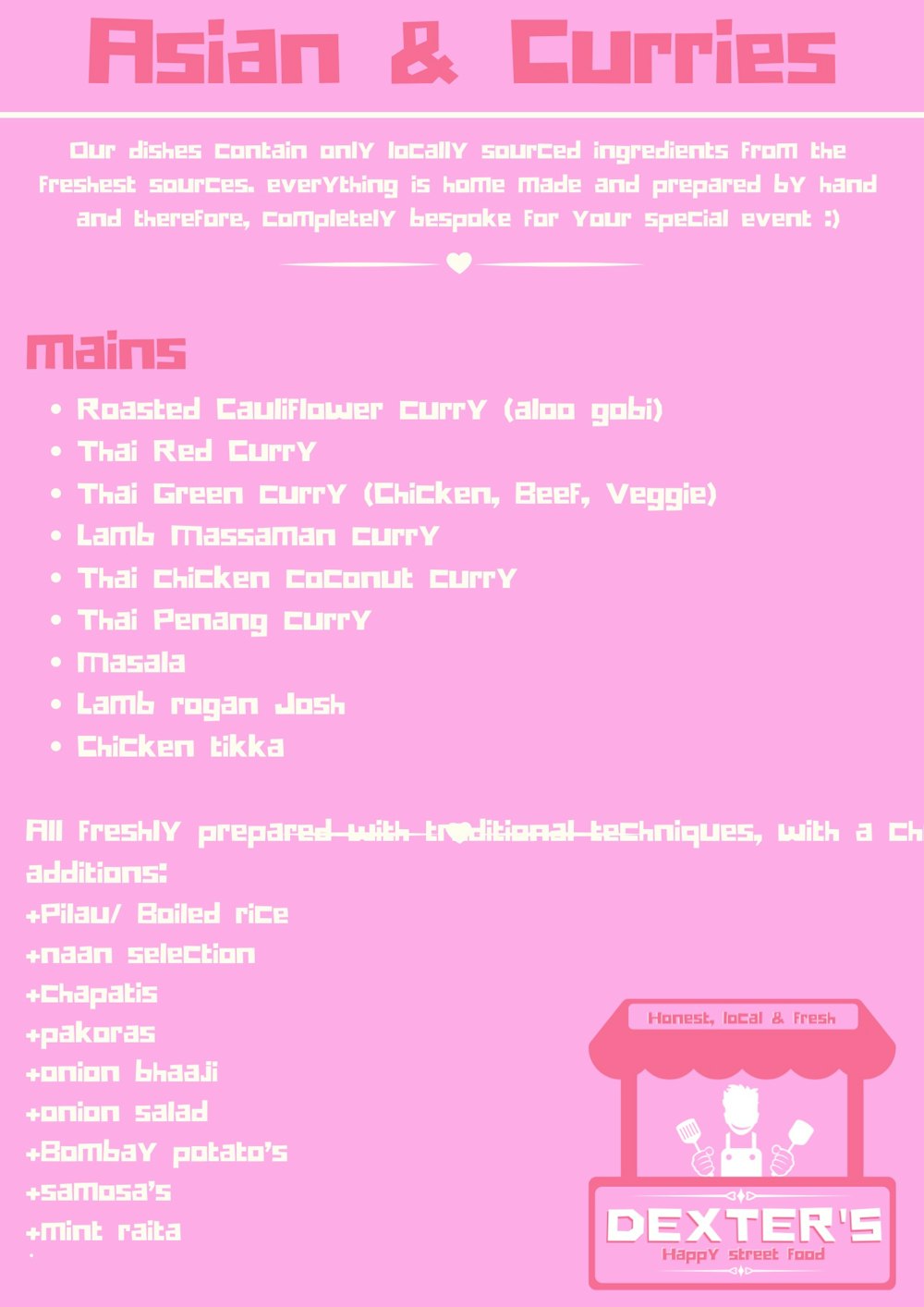 Hero image for supplier Dexter’s Happy Street Food