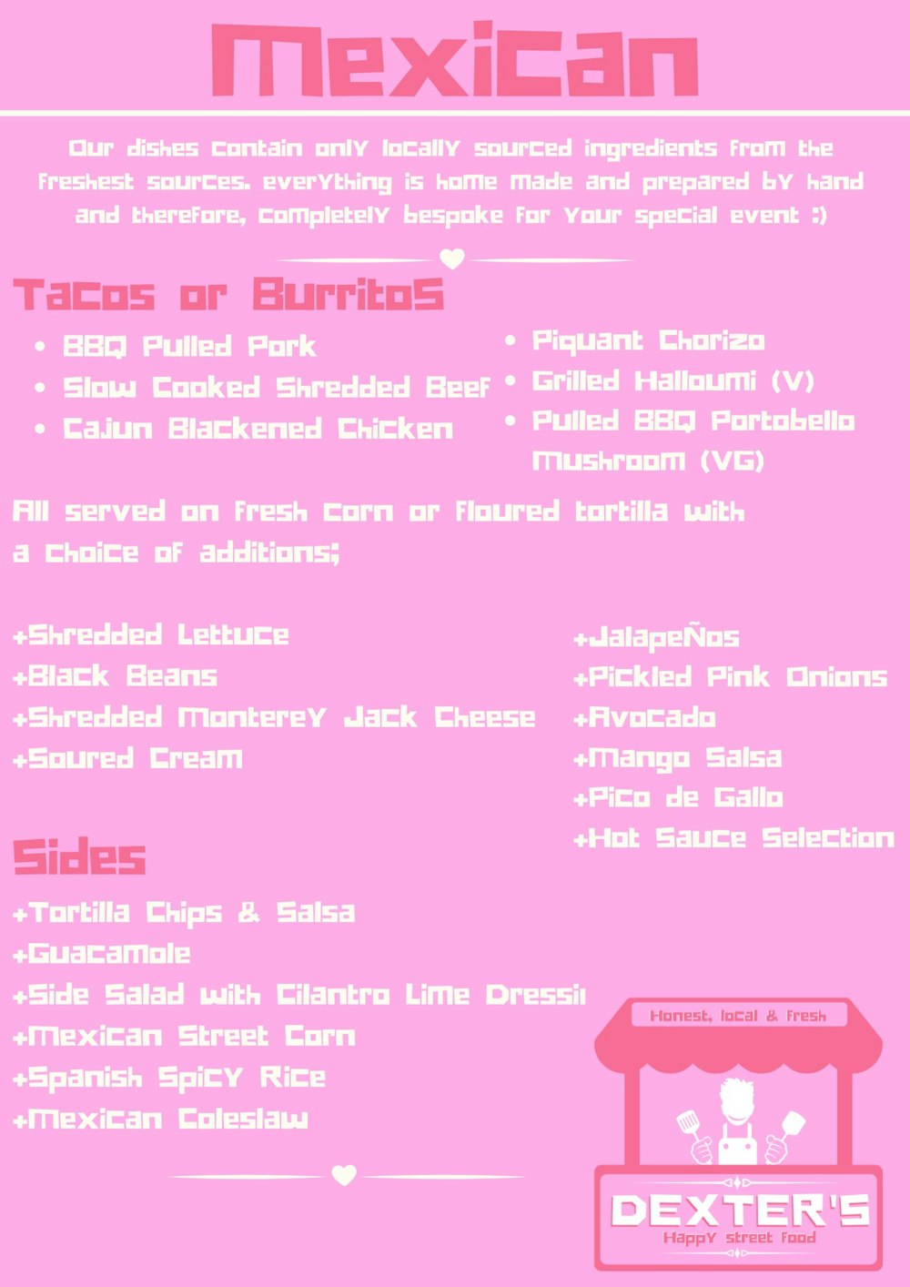 Hero image for supplier Dexter’s Happy Street Food